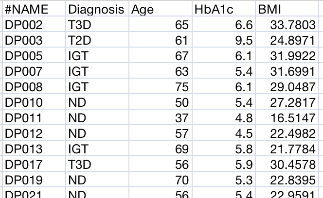 Metadata File Structure Example