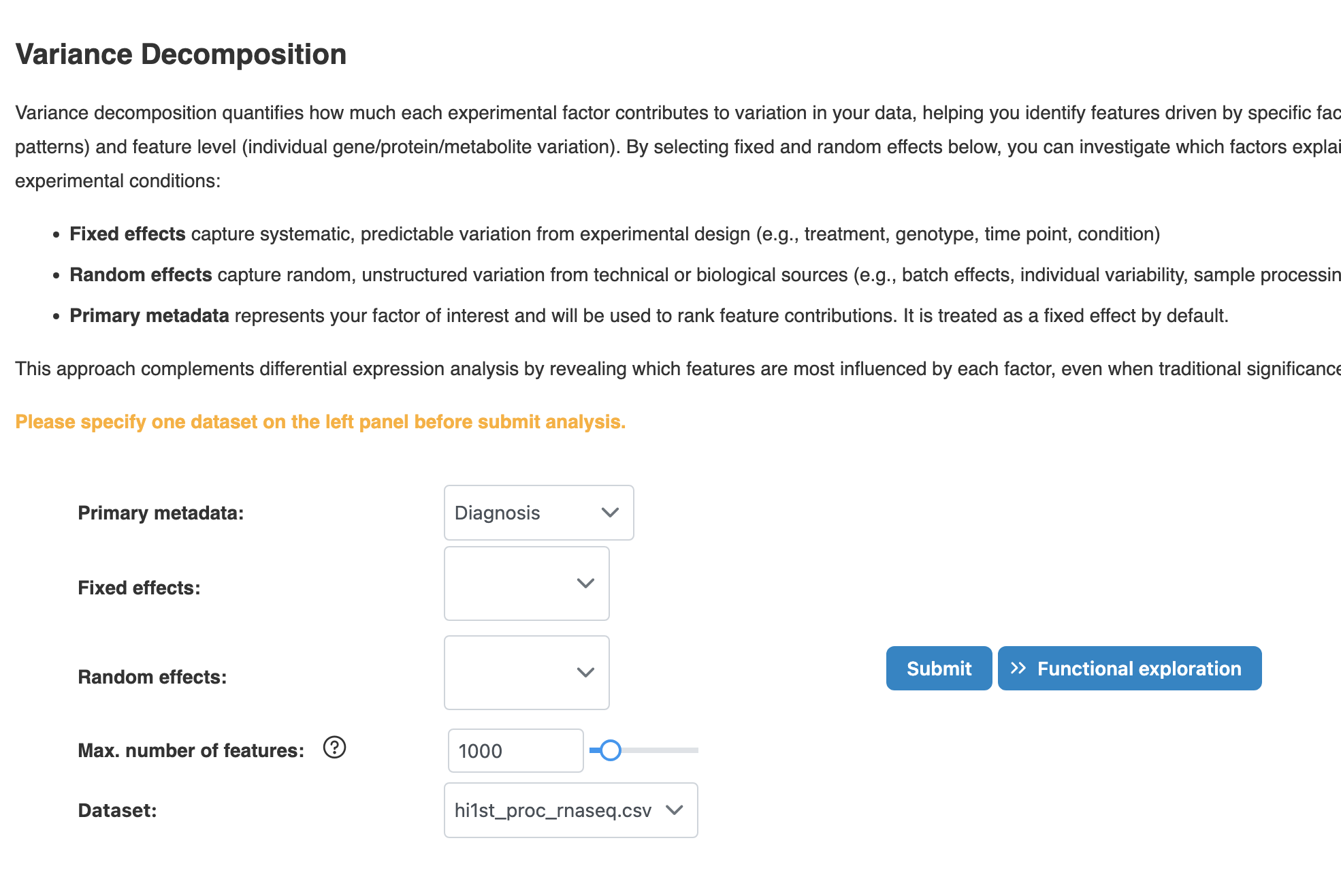 Variance Decomposition